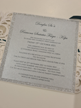 Load image into Gallery viewer, Ramona White Laser-cut Wedding invitation
