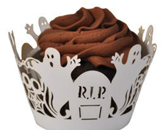 Ghost Cupcake Wrappers